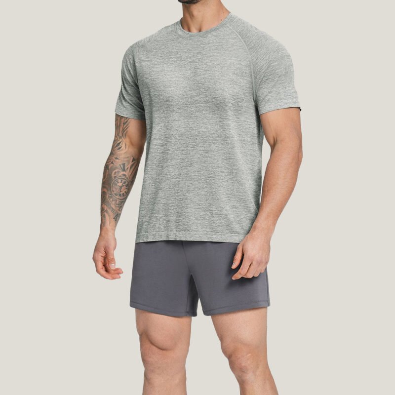 Seamless Men's Quick Dry Sports T-Shirt