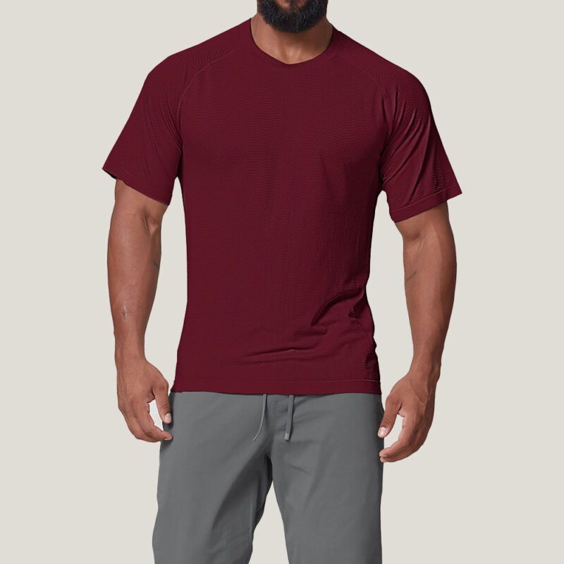 Seamless Men's Sportswear Training Performance T-Shirt