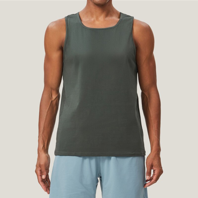 Men’s Quick Dry Training Tank Top Breathable Gym Sleeveless Activewear OEM Supplier